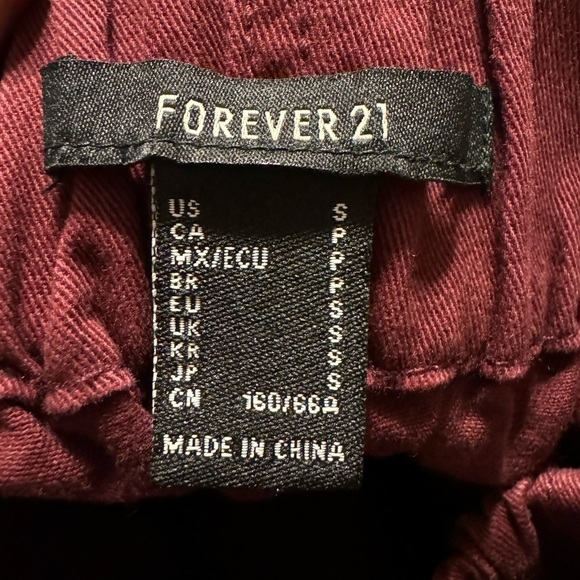 Forever 21 Twill Cargo Joggers size S - Picture 5 of 10